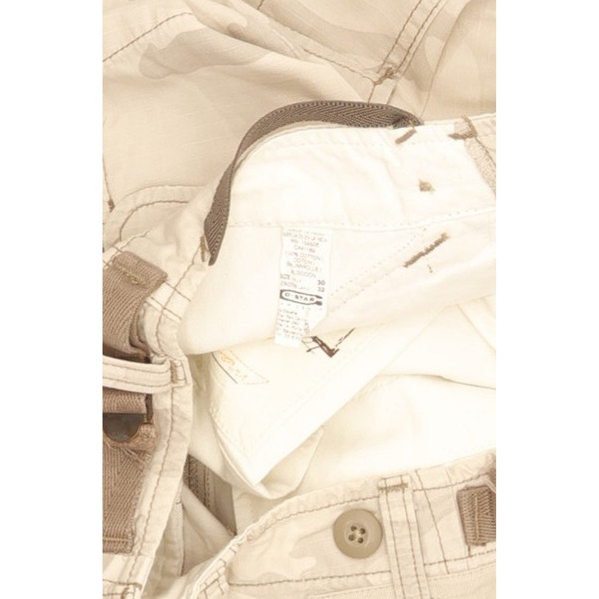 G-Star Men Beige Straight Regular Jeans W30 L28
