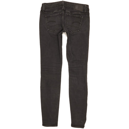 G-Star 3301 Deconst Women Black Skinny Slim Stretch Jeans W27 L27