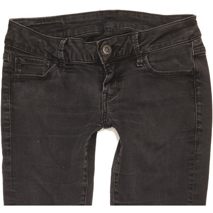 G-Star 3301 Deconst Women Black Skinny Slim Stretch Jeans W27 L27