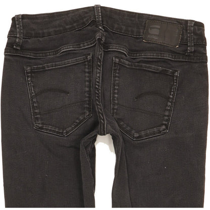 G-Star 3301 Deconst Women Black Skinny Slim Stretch Jeans W27 L27