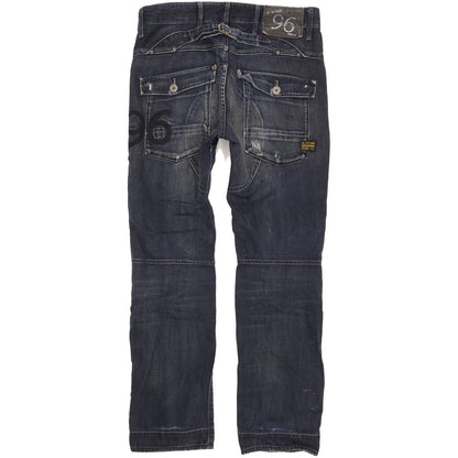 G-Star Elwood Heritage Men Blue Straight Regular Jeans W32 L31
