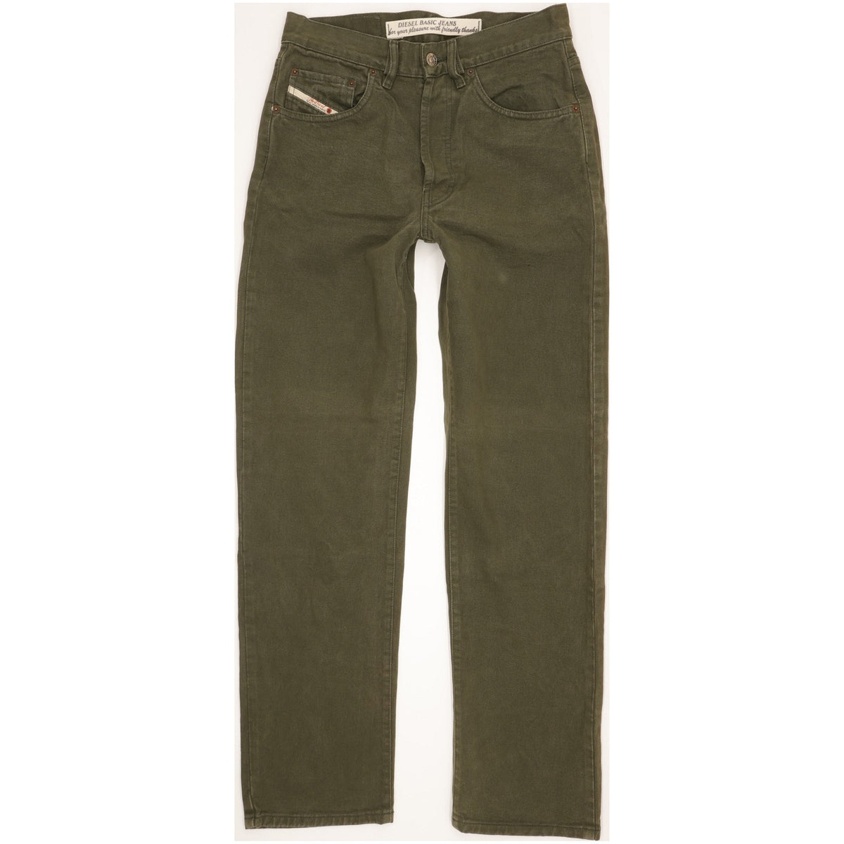 Diesel Men Green Straight Regular Jeans W30 L31
