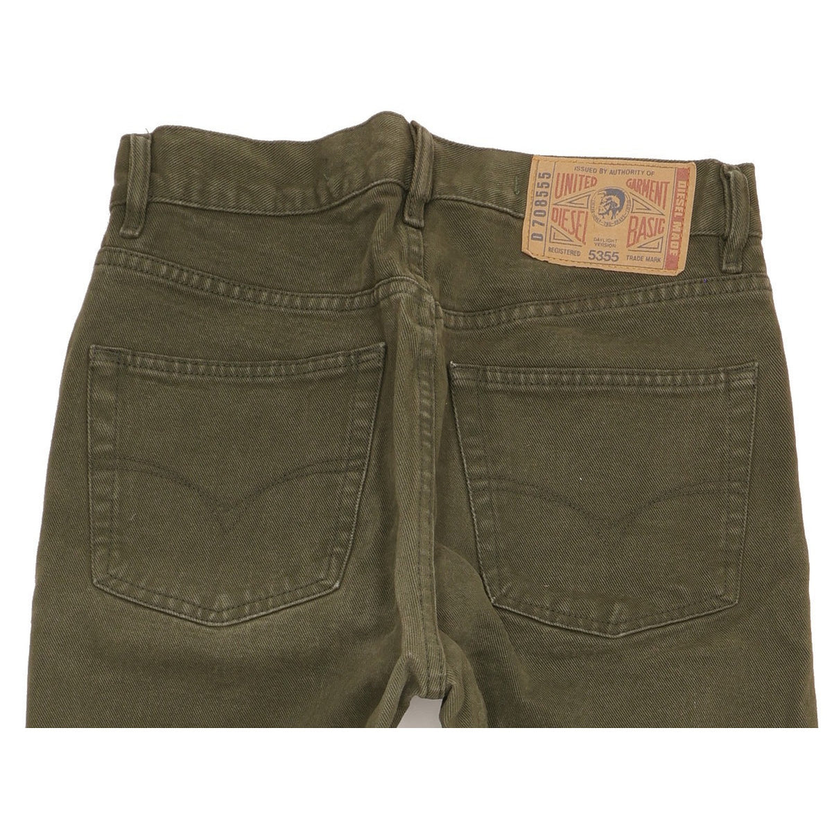 Diesel Men Green Straight Regular Jeans W30 L31