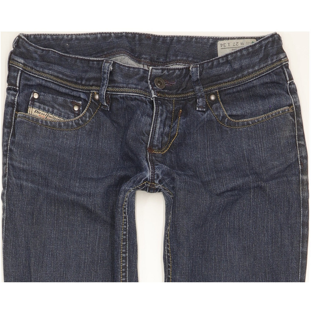 Diesel Lowky Men Blue Skinny Slim Jeans W27 L34