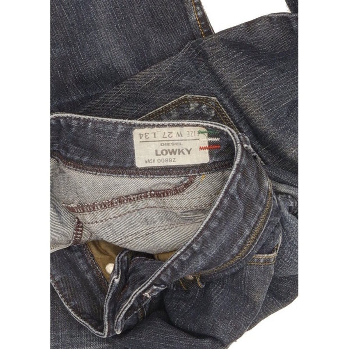 Diesel Lowky Men Blue Skinny Slim Jeans W27 L34