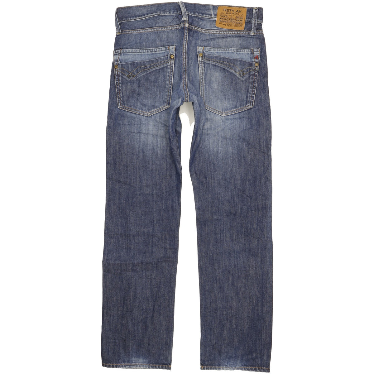Replay Gybson Men Blue Straight Regular Jeans W31 L32