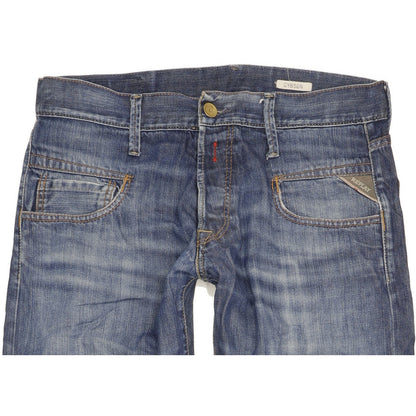 Replay Gybson Men Blue Straight Regular Jeans W31 L32