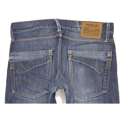 Replay Gybson Men Blue Straight Regular Jeans W31 L32