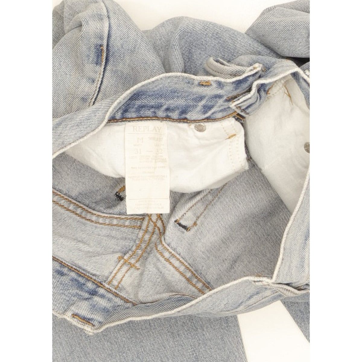 Replay Men Blue Straight Regular Jeans W31 L31