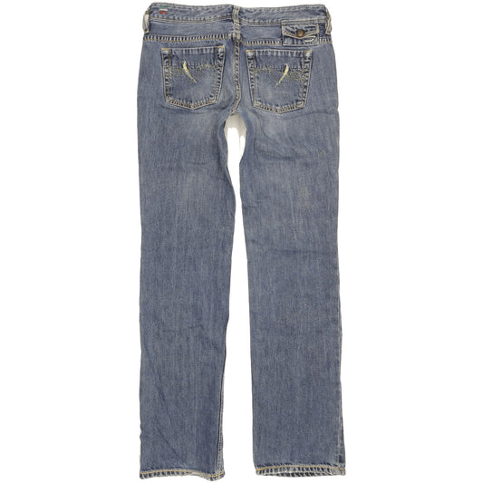 Diesel Bebel Women Blue Straight Slim Jeans W28 L32