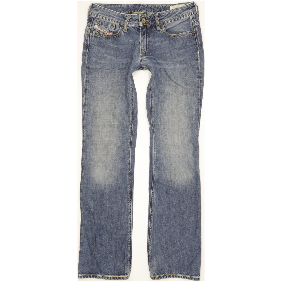 Diesel Bebel Women Blue Straight Slim Jeans W28 L32