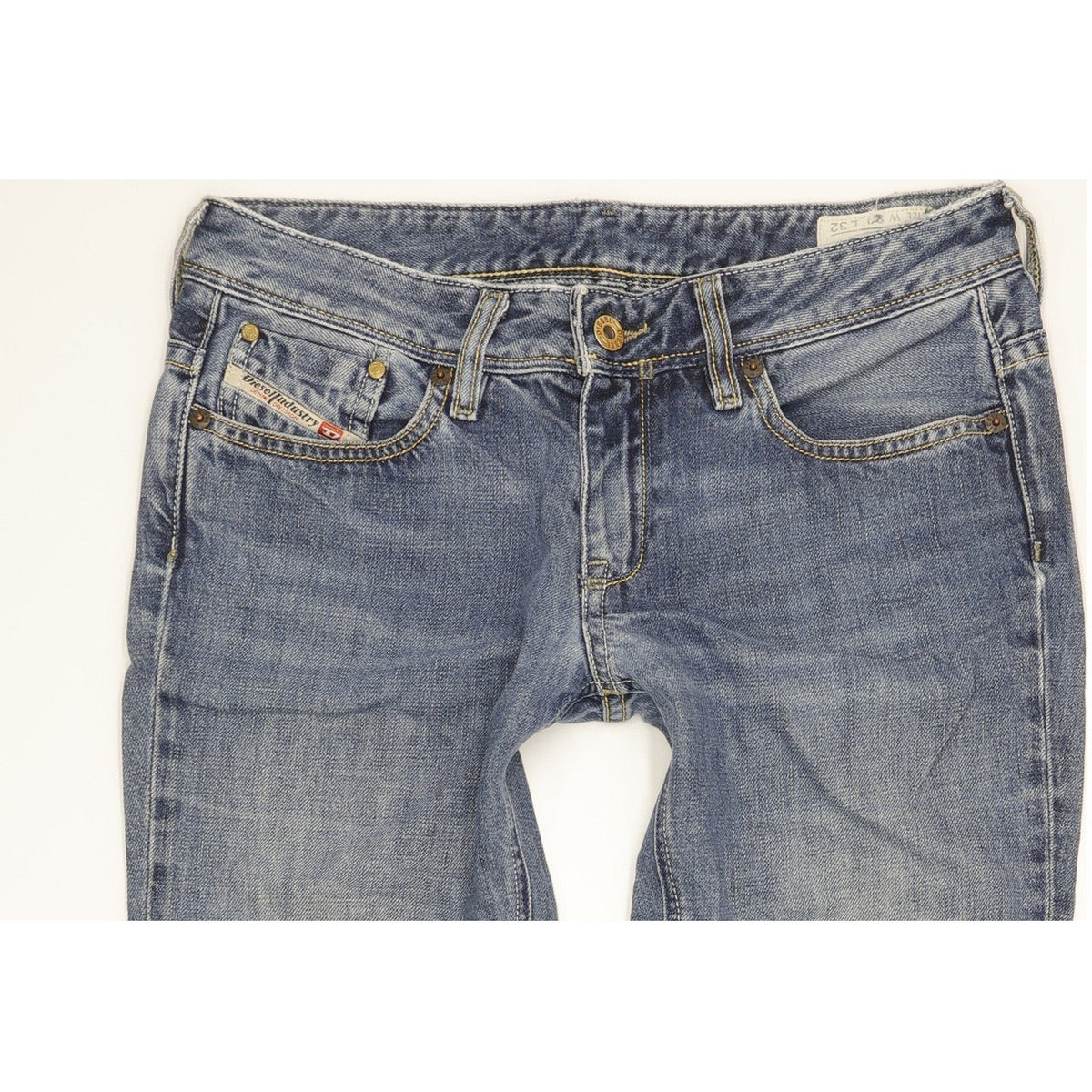 Diesel Bebel Women Blue Straight Slim Jeans W28 L32