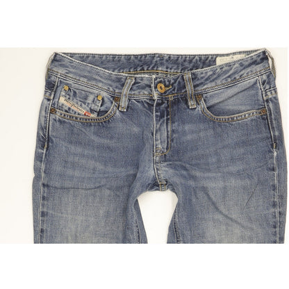 Diesel Bebel Women Blue Straight Slim Jeans W28 L32