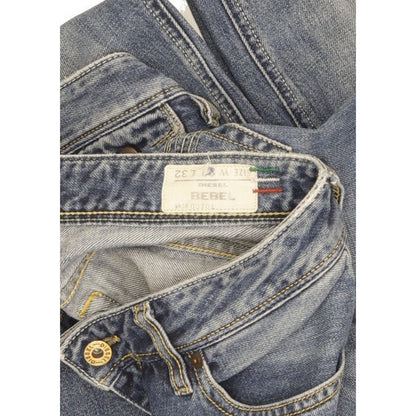 Diesel Bebel Women Blue Straight Slim Jeans W28 L32