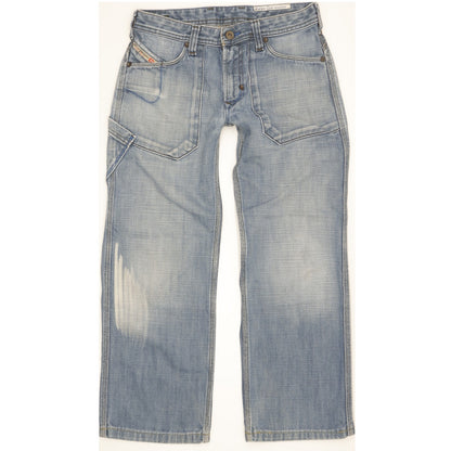 Diesel Men Blue Straight Slim Jeans W28 L25