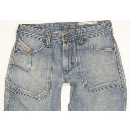 Diesel Men Blue Straight Slim Jeans W28 L25