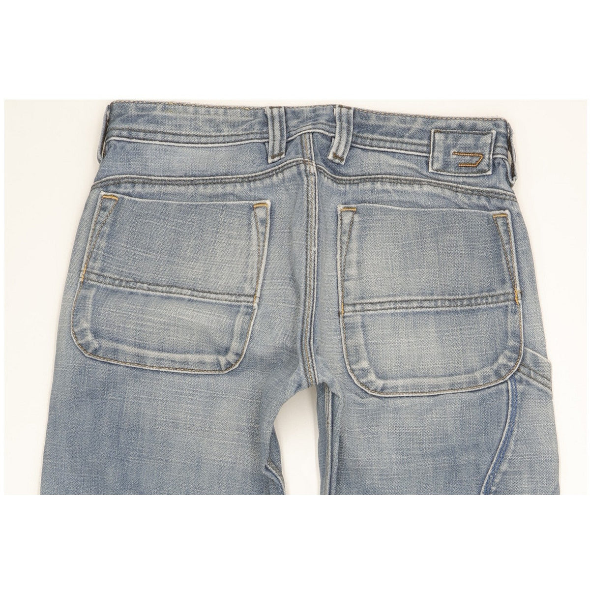 Diesel Men Blue Straight Slim Jeans W28 L25