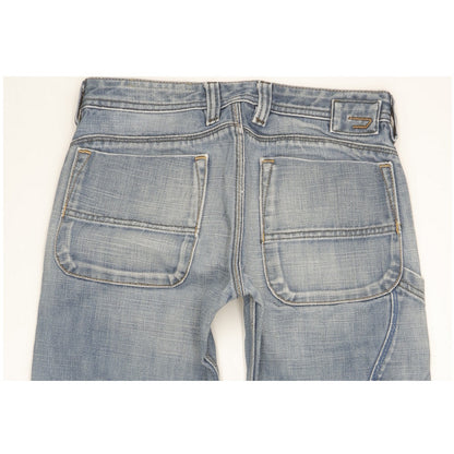 Diesel Men Blue Straight Slim Jeans W28 L25