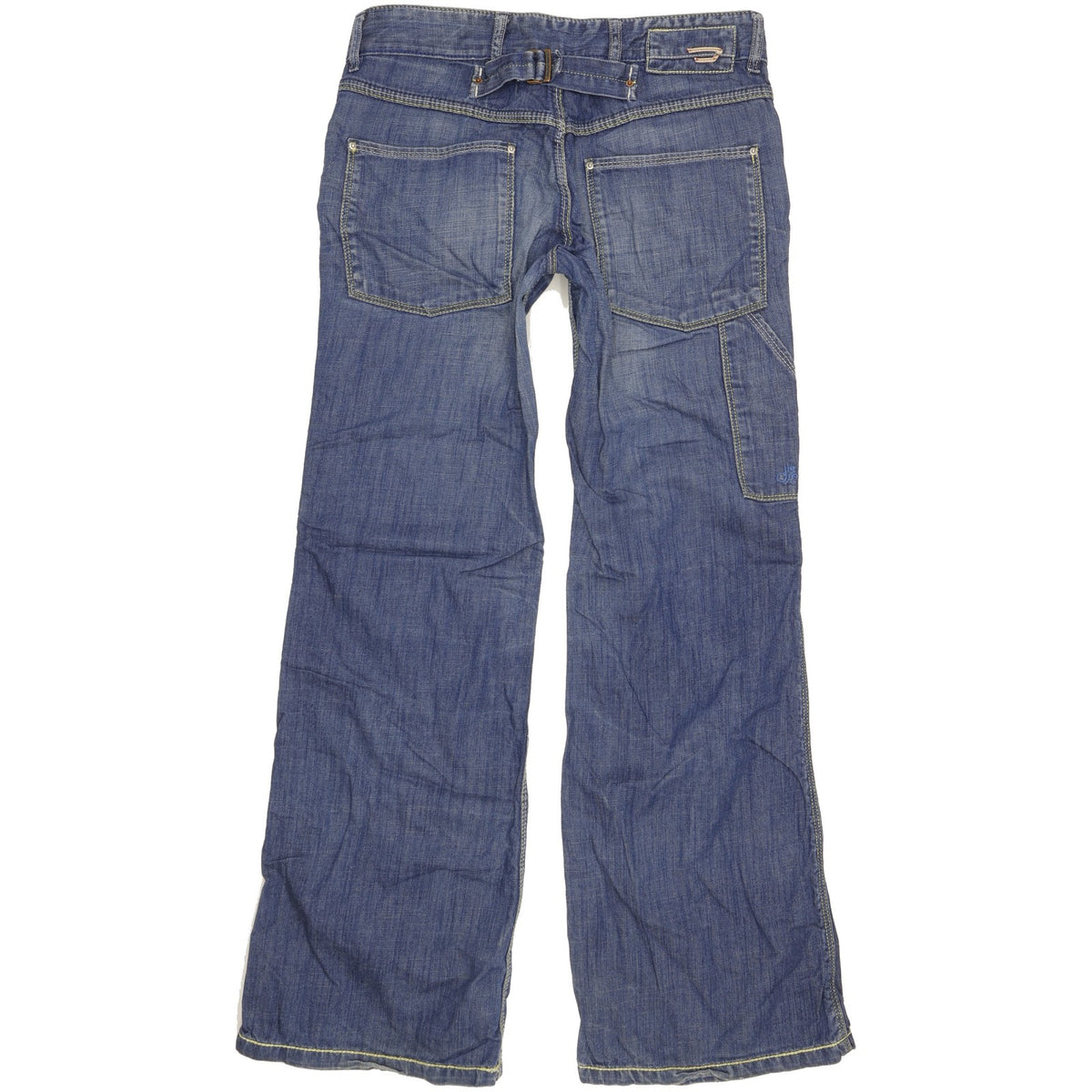 Diesel Hedgy Men Blue Bootcut Slim Jeans W26 L30