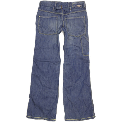 Diesel Hedgy Men Blue Bootcut Slim Jeans W26 L30