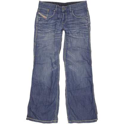 Diesel Hedgy Men Blue Bootcut Slim Jeans W26 L30