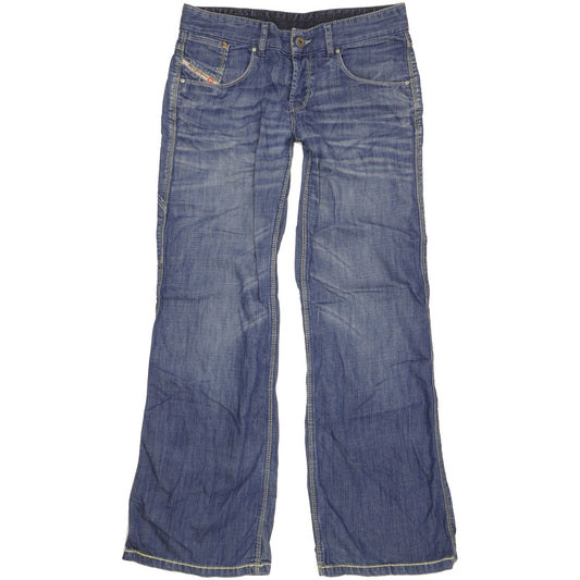 Diesel Hedgy Men Blue Bootcut Slim Jeans W26 L30