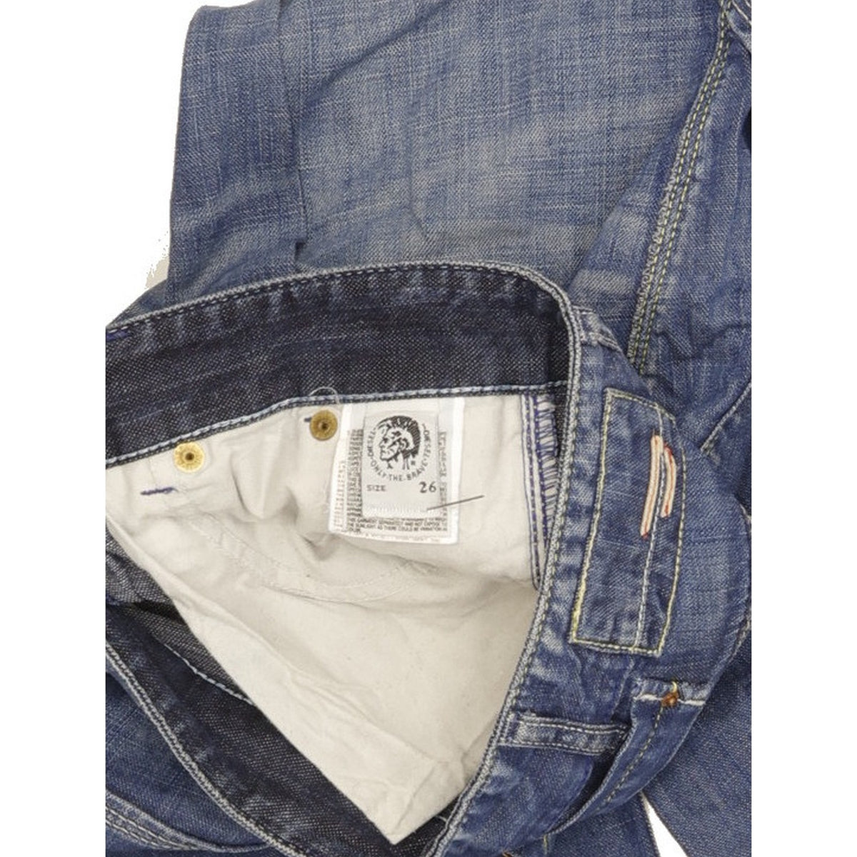Diesel Hedgy Men Blue Bootcut Slim Jeans W26 L30