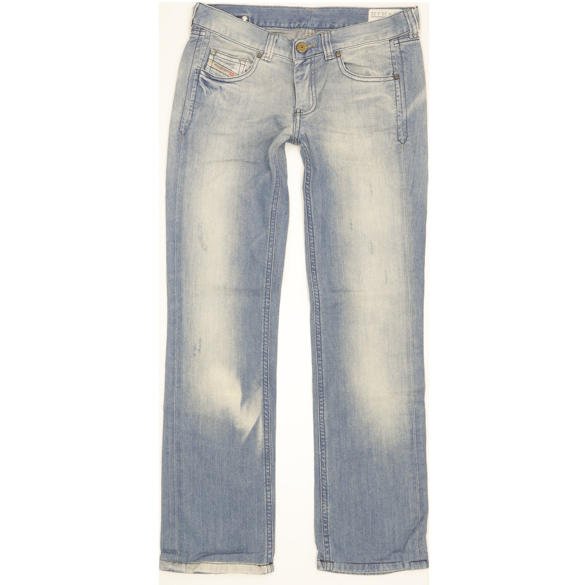 Diesel Doozy Women Blue Straight Slim Jeans W25 L28