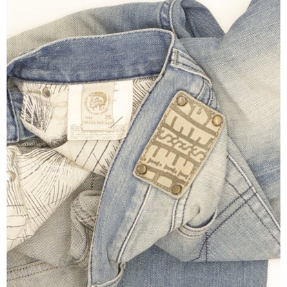 Diesel Doozy Women Blue Straight Slim Jeans W25 L28