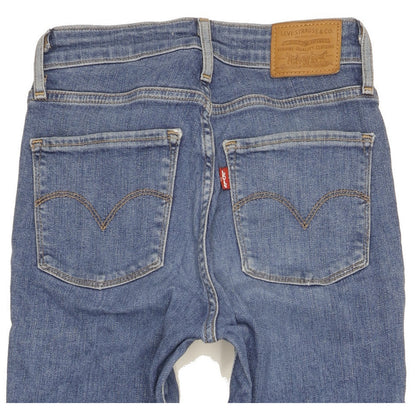 Levi's 721 Women Blue Skinny Slim Stretch Jeans W25 L31
