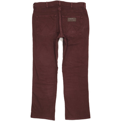 Wrangler Arizona Men Purple Straight Regular Stretch Jeans W36 L29