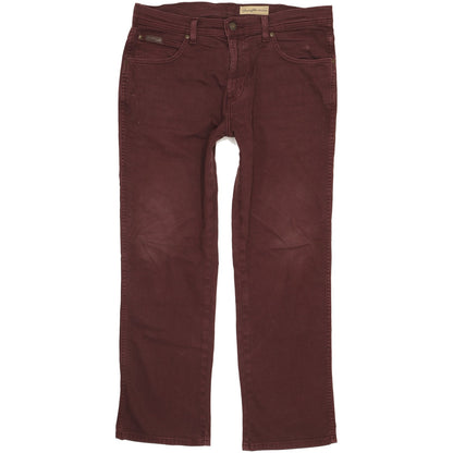 Wrangler Arizona Men Purple Straight Regular Stretch Jeans W36 L29
