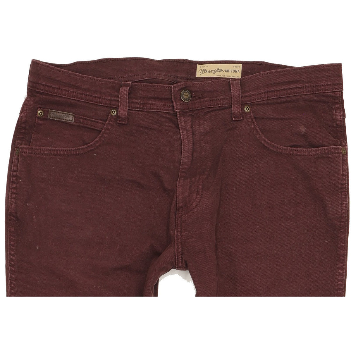 Wrangler Arizona Men Purple Straight Regular Stretch Jeans W36 L29