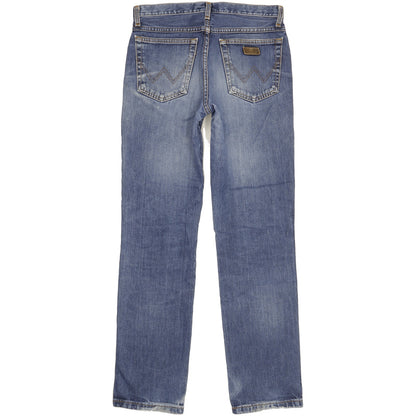 Wrangler Men Blue Straight Regular Jeans W32 L33