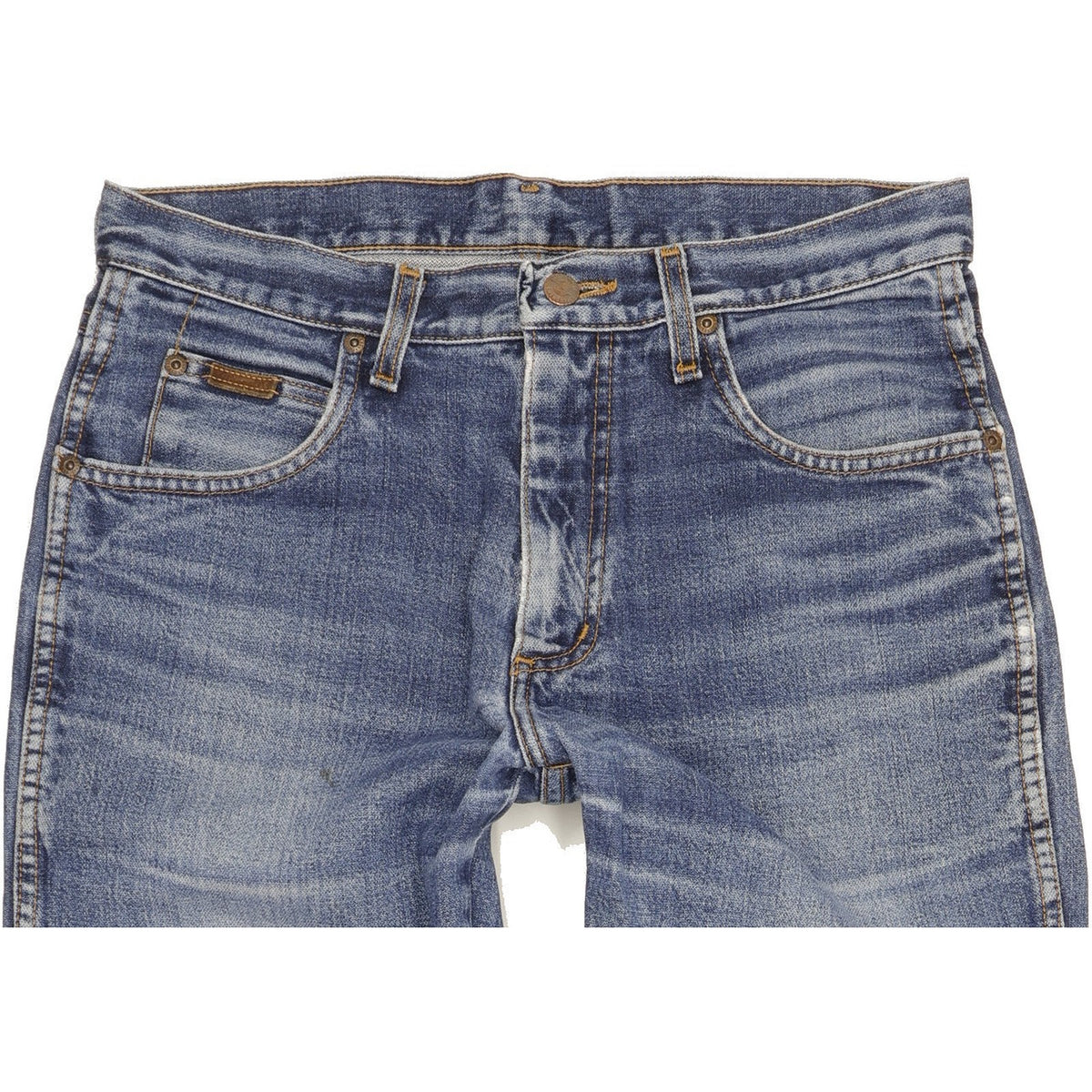 Wrangler Men Blue Straight Regular Jeans W32 L33