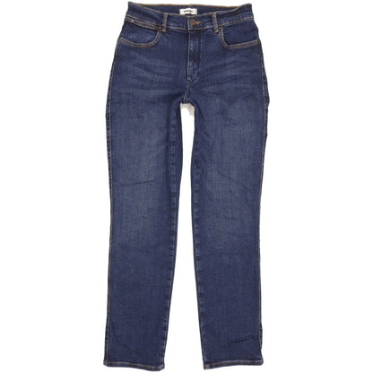 Wrangler Women Blue Straight Slim Stretch Jeans W29 L29