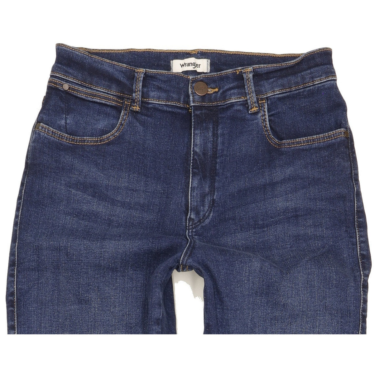 Wrangler Women Blue Straight Slim Stretch Jeans W29 L29