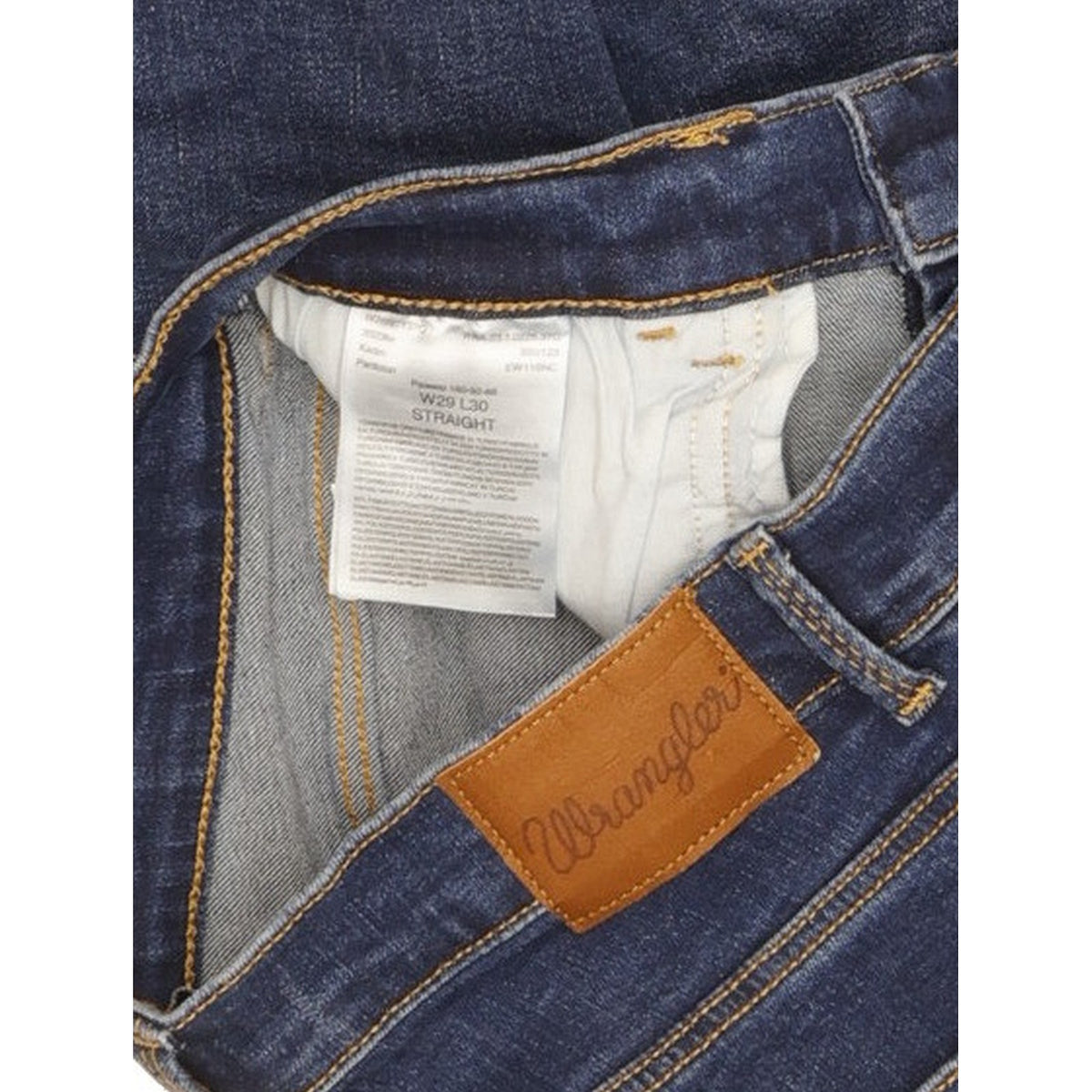 Wrangler Women Blue Straight Slim Stretch Jeans W29 L29