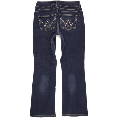 Wrangler Women Blue Bootcut Slim Stretch Jeans W30 L31