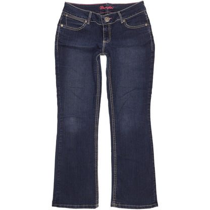Wrangler Women Blue Bootcut Slim Stretch Jeans W30 L31