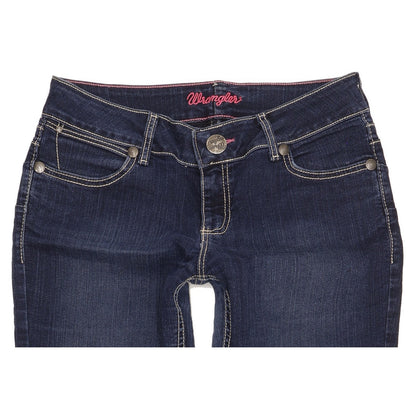 Wrangler Women Blue Bootcut Slim Stretch Jeans W30 L31