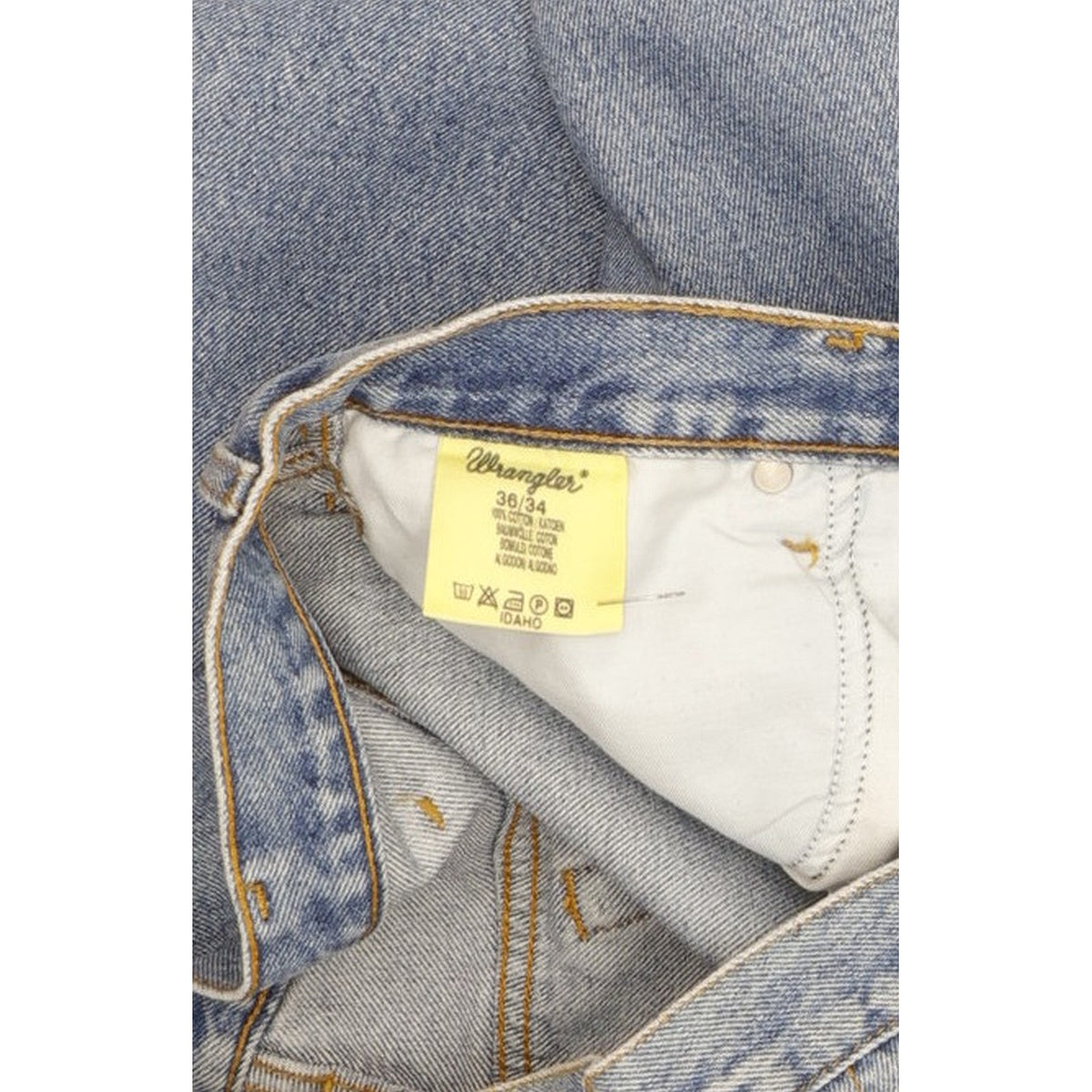 Wrangler Idaho Men Blue Straight Regular Jeans W36 L31