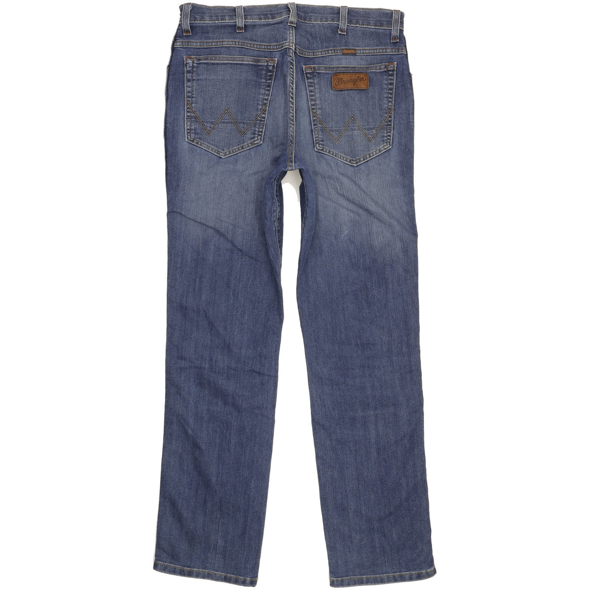 Wrangler Texas Men Blue Straight Regular Stretch Jeans W34 L32