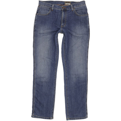 Wrangler Texas Men Blue Straight Regular Stretch Jeans W34 L32