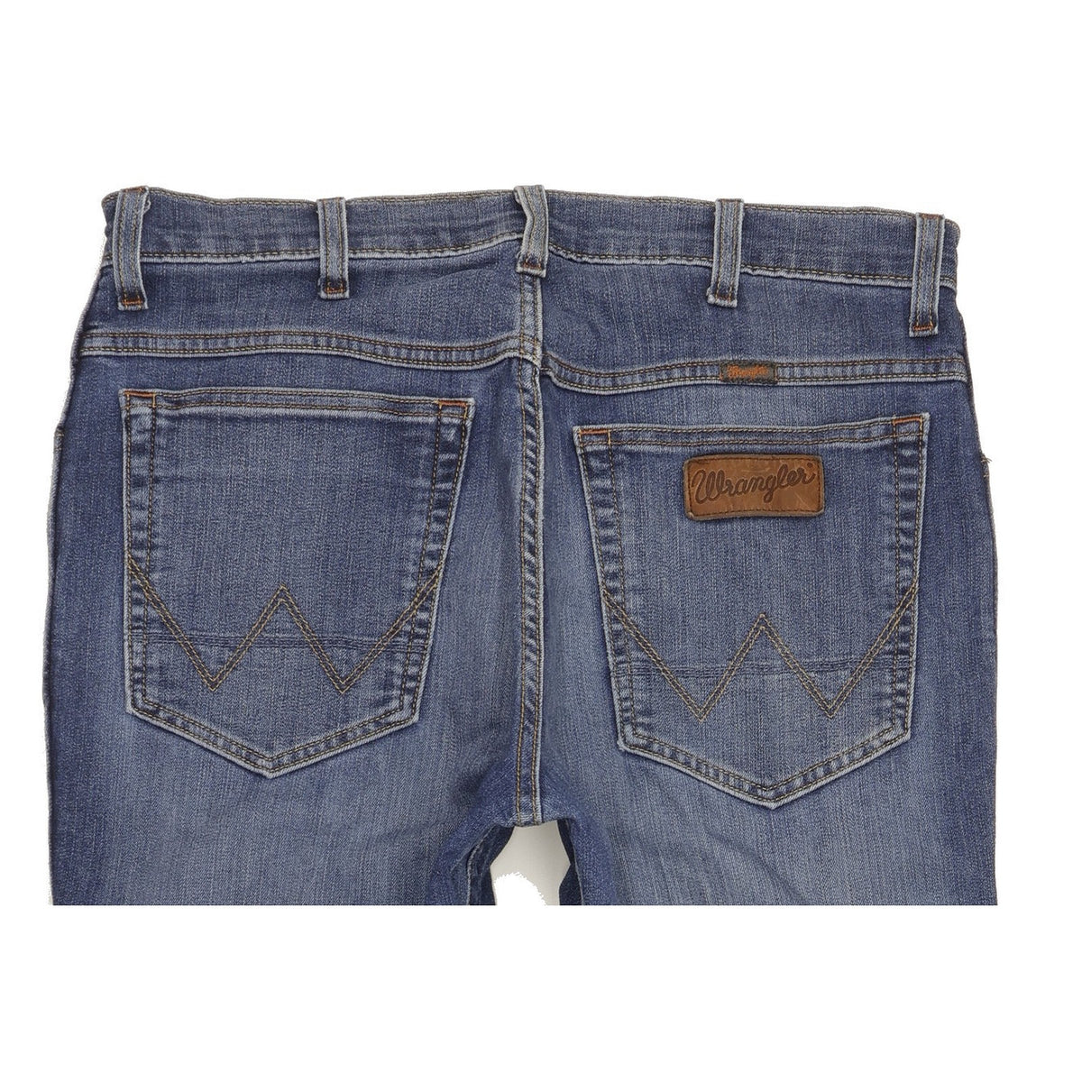 Wrangler Texas Men Blue Straight Regular Stretch Jeans W34 L32