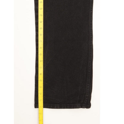 Wrangler Texas Men Black Straight Regular Stretch Jeans W44 L31