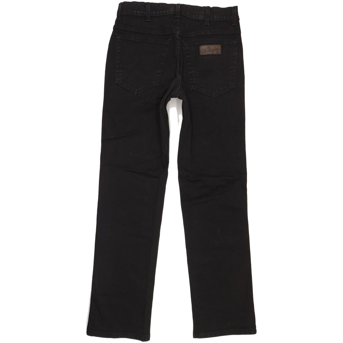 Wrangler Texas Men Black Straight Regular Stretch Jeans W31 L32
