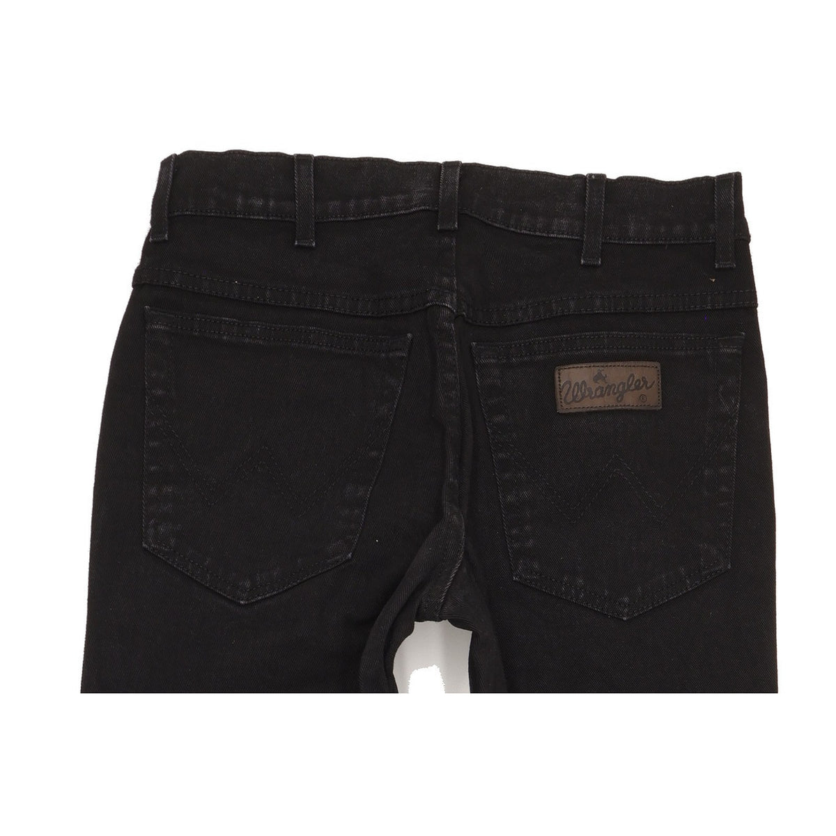Wrangler Texas Men Black Straight Regular Stretch Jeans W31 L32