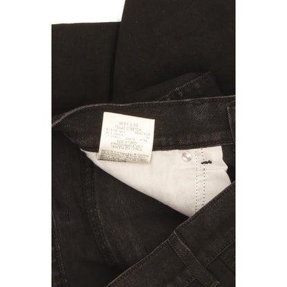 Wrangler Texas Men Black Straight Regular Stretch Jeans W31 L32