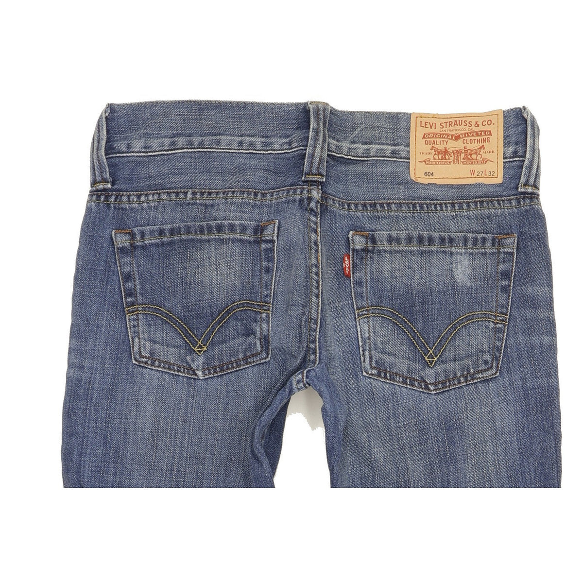 Levi's 604 Women Blue Straight Slim Jeans W27 L32